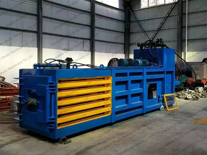 120T fully automatic horizontal baler sold to Indonesia again