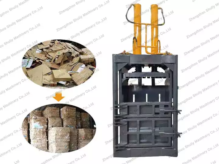 Vertical Cardboard Baler Machine for Sale