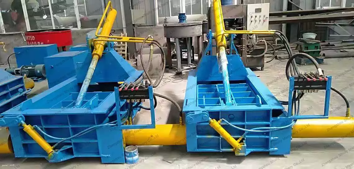 Iron scrap baling press for sale