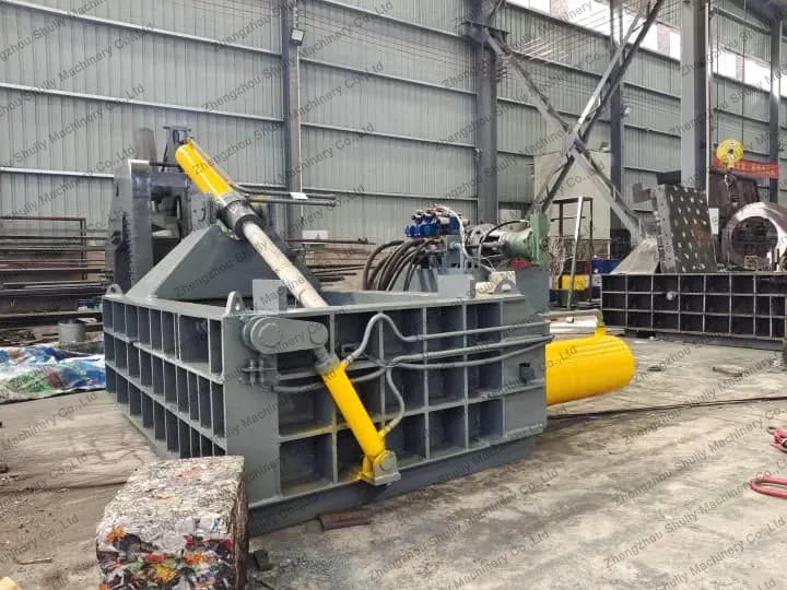 Shuliy scrap metal press machine solves Kuwait’s scrap problems
