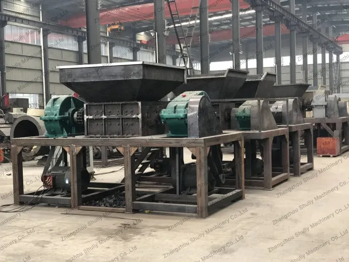 Double shaft shredder machine in stock